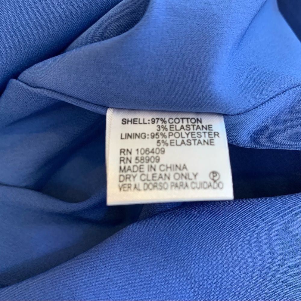 Antonio Melani Rio Cocktail Dress Periwinkle Size 12 - Picture 8 of 10